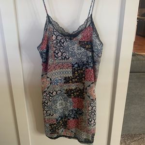 Women’s Spaghetti strap vacation slip dress
